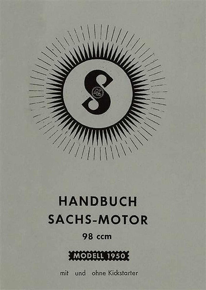 Sachs Motor 98 Betriebsanleitung, Buchcover