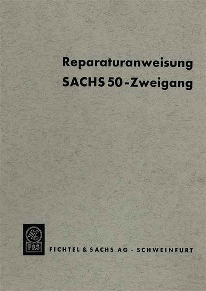 Sachs Reparaturanweisung 50-Zweigang, Buchcover