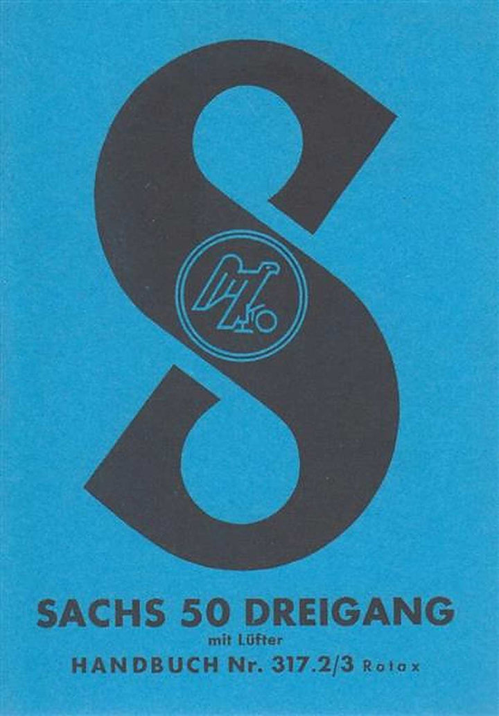 Sachs 50 Dreigang mit Lüfter, Handbuch, Buchcover