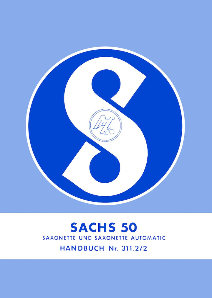 Sachs Saxonette und Automatic Motor 50/1 M und 50 AM Handbuch, Buchcover