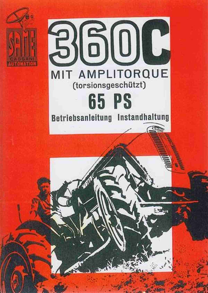 Same 360C Betriebsanleitung, Buchcover