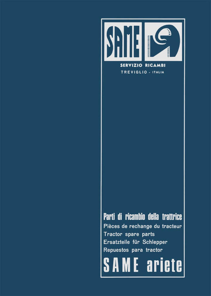 Same Ariete Ersatzteilkataloog, Buchcover