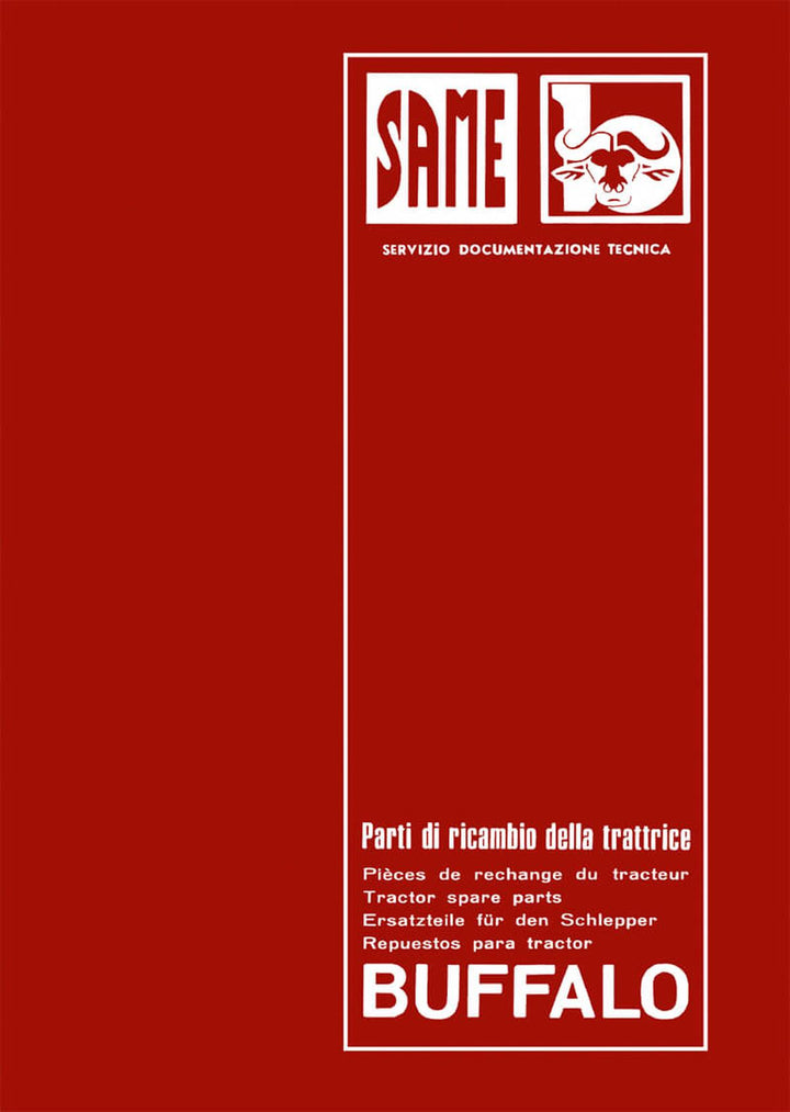 Same Buffalo Ersatzteilkatalog, Buchcover