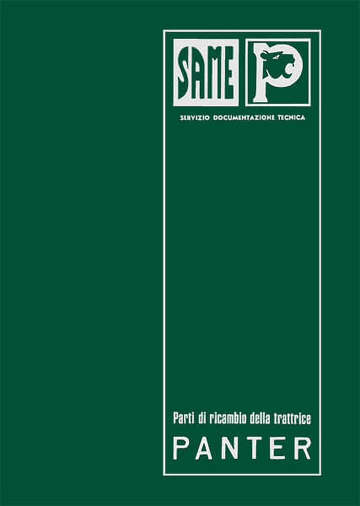 Same Panter Ersatzteilkatalog, Buchcover