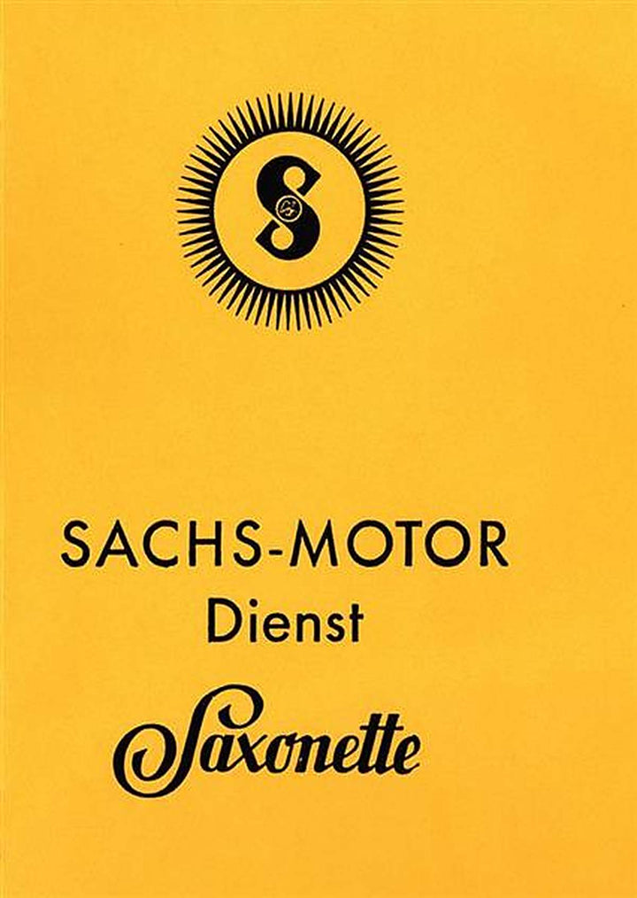 Sachs Saxonette 1938, Reparaturanleitung, Buchcover