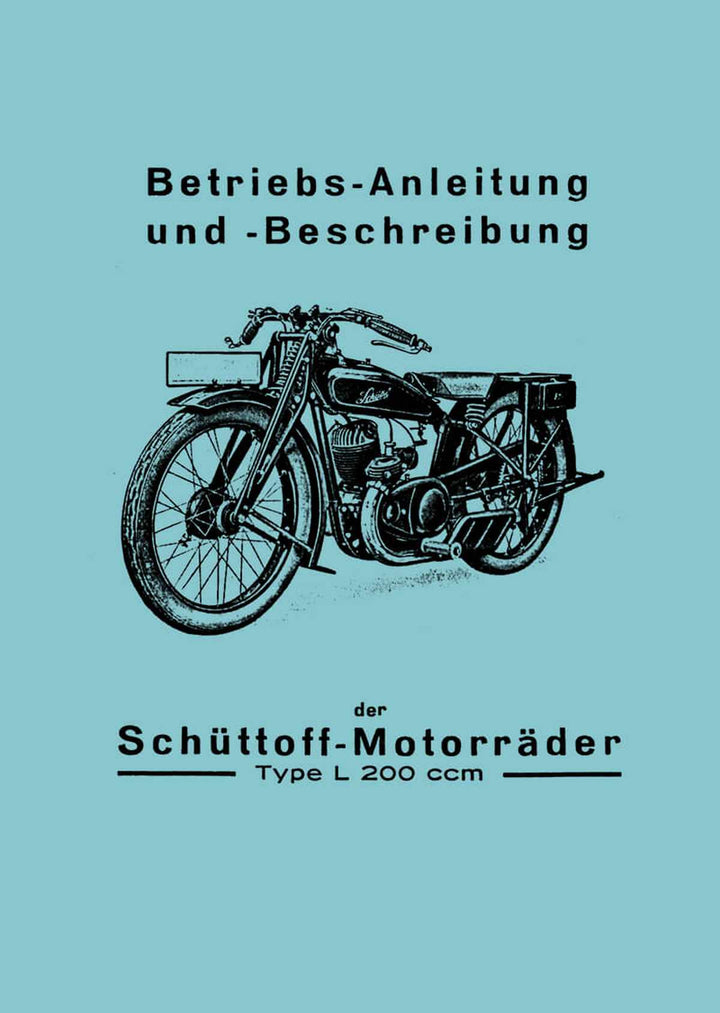 Schüttoff L200 Betriebsanleitung, Buchcover