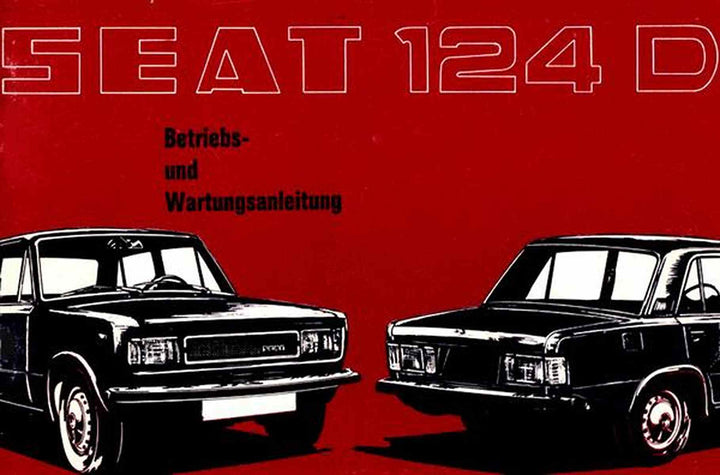 Seat 124 D Betriebsanleitung, Buchcover