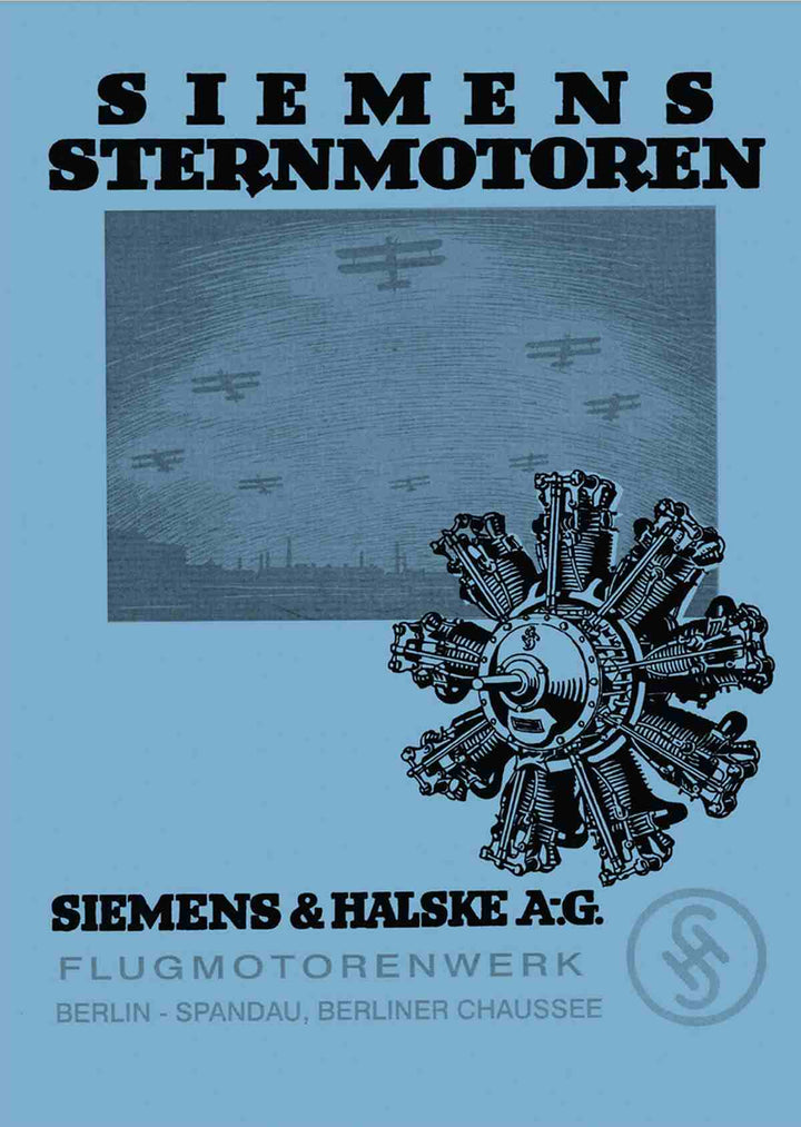 Siemens Stern-Motoren Betriebsanleitung, Buchcover