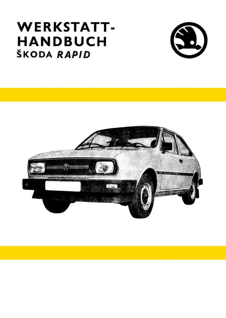 Skoda Rapid, Werkstatthandbuch, Buchcover