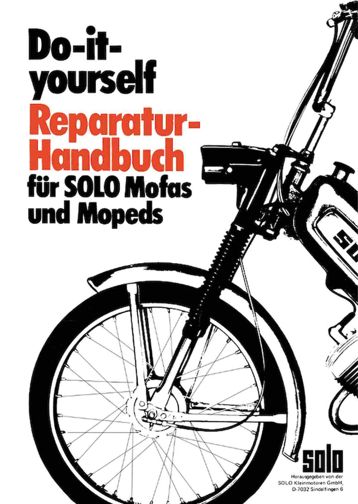 Solo Mofas und Mopeds - Do-it-yourself Reparatur-Handbuch, Buchcover