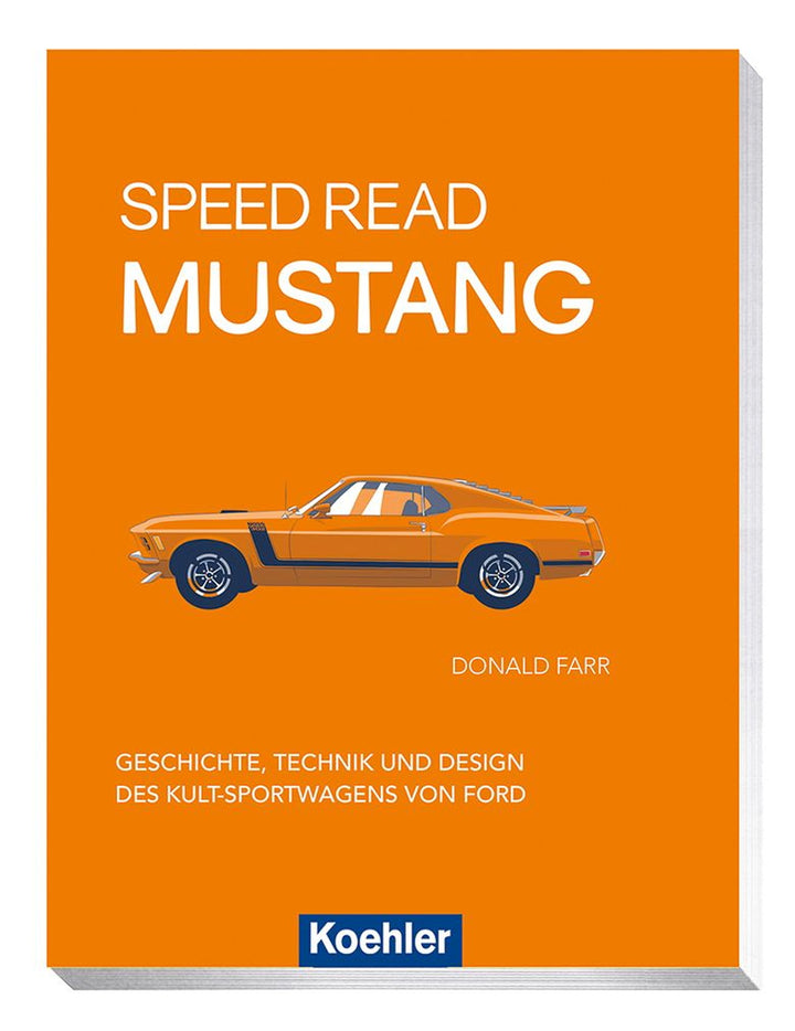 Speed Read Mustang, Buchcover