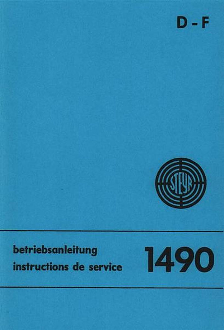 Steyr LKW Typ 1490 Betriebsanleitung, Buchcover