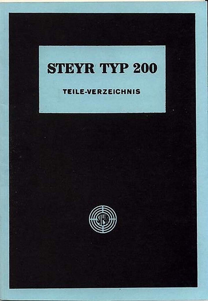 Steyr Typ 200 Ersatzteilkatalog, Buchcover