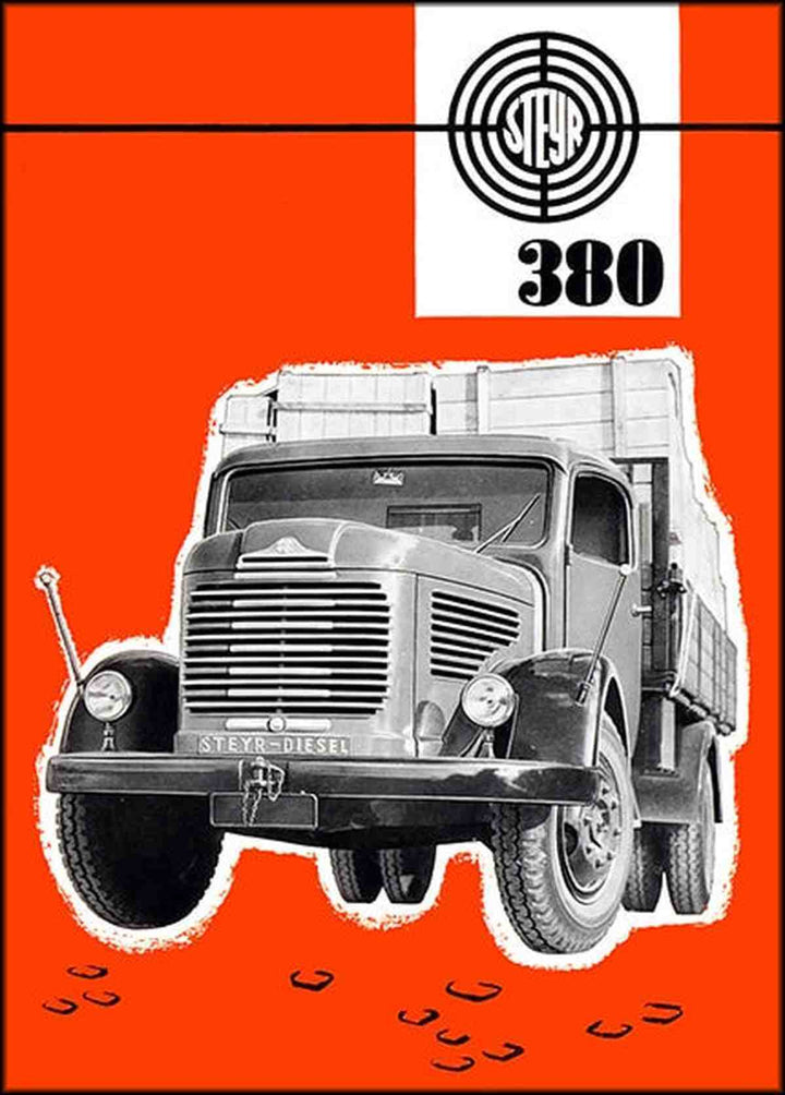 Steyr 380 Lastwagen Poster, Poster-Motiv