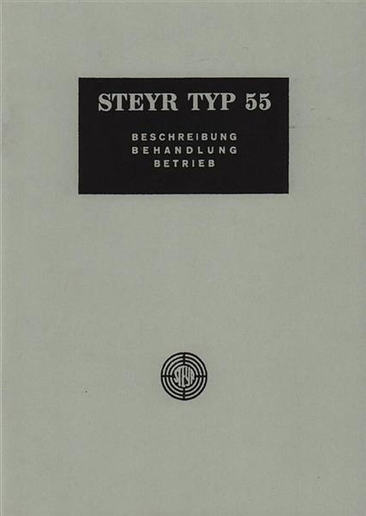 Steyr Typ 55 Betriebsanleitung, Buchcover