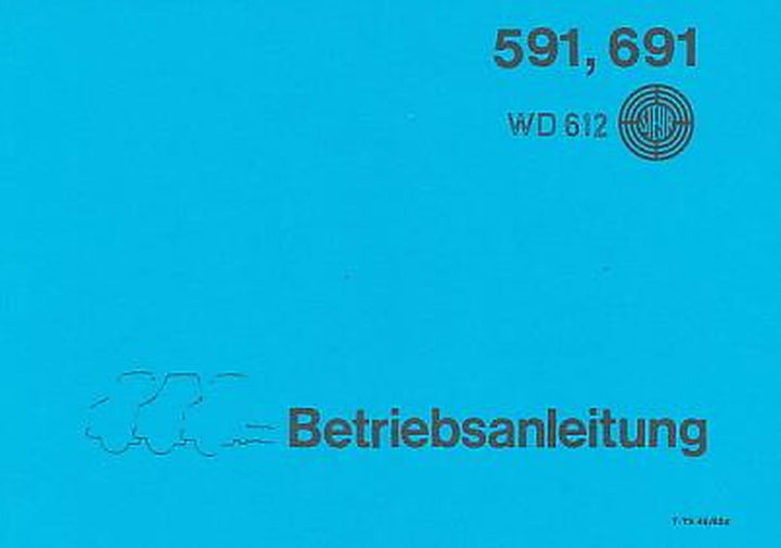 Steyr LKW Typen 591 und 691 Betriebsanleitung, Buchcover