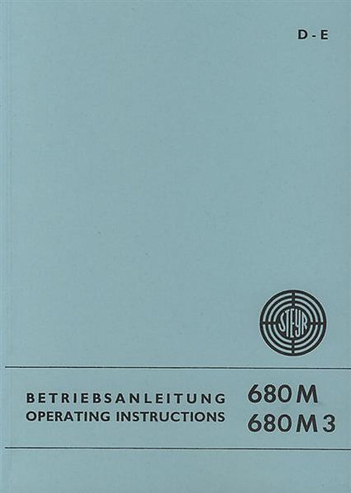 Steyr 680 M und MN, 680 M 3, 6-Zylinder Diesel LKW, Betriebsanleitung, Buchcover