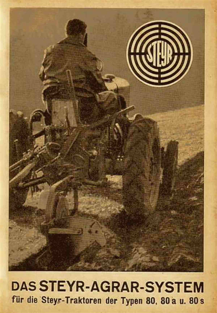 Steyr 80 80a 80s Agrar-System Betriebsanleitung, Buchcover