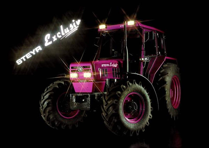 Steyr Exclusiv RS2 Traktor Poster, Poster-Motiv