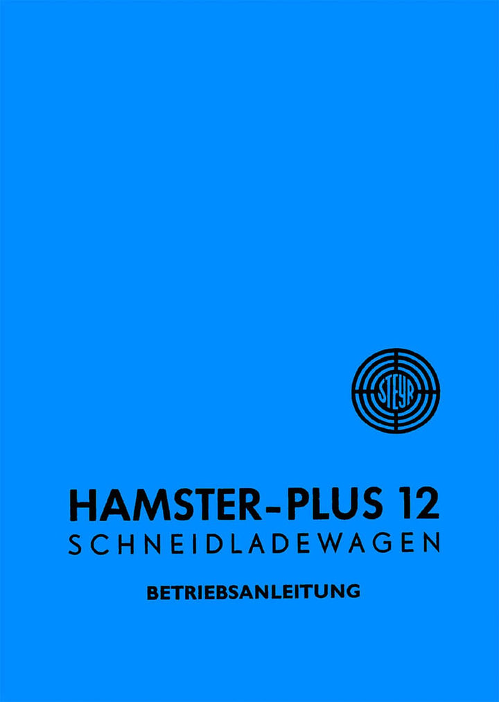 Steyr Hamster Plus 12 Betriebsanleitung, Buchcover