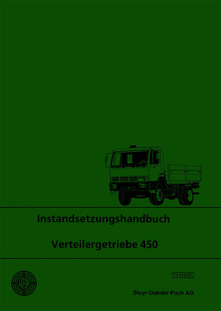 Steyr Verteilergetriebe 450 Instandsetzungshandbuch, Buchcover