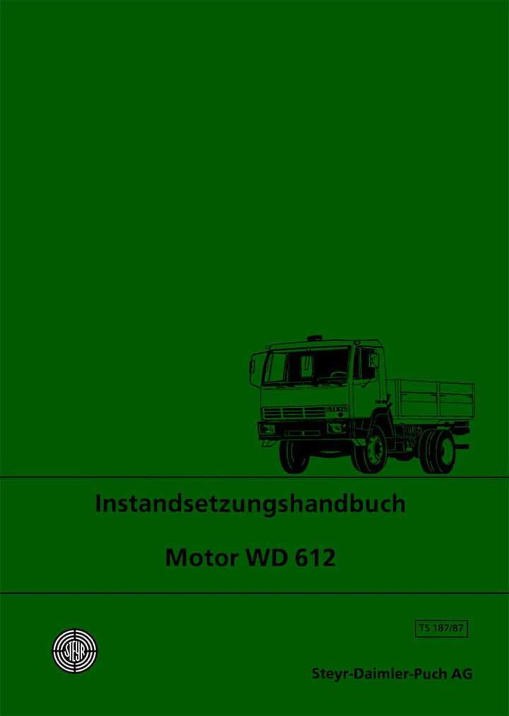 Steyr LKW-Motor WD 612 Instandsetzungshandbuch, Buchcover