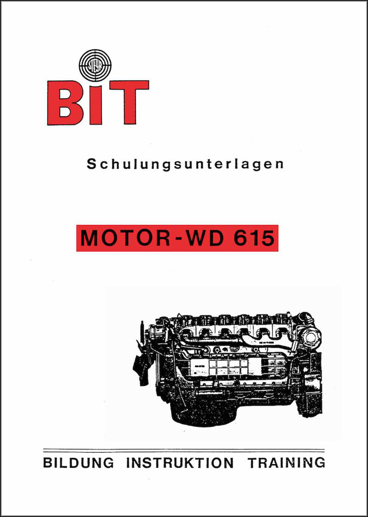 Steyr Motor WD 615 Schulungsunterlagen, Buchcover
