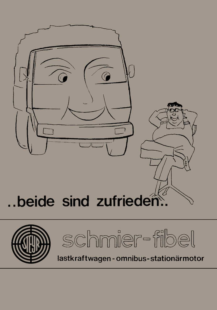 Steyr Schmier-Fibel für LKW - Omnibus - Stationärmotor, Buchcover
