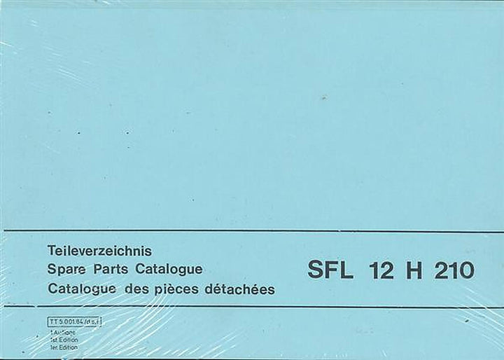 Steyr SFL 12 H 210 Ersatzteilkatalog, Buchcover