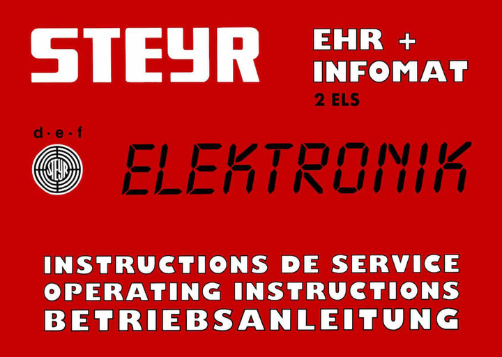 Steyr 8080 8090 8110 8130 8150 8165 8170 8180 EHR Betriebsanleitung, Buchcover