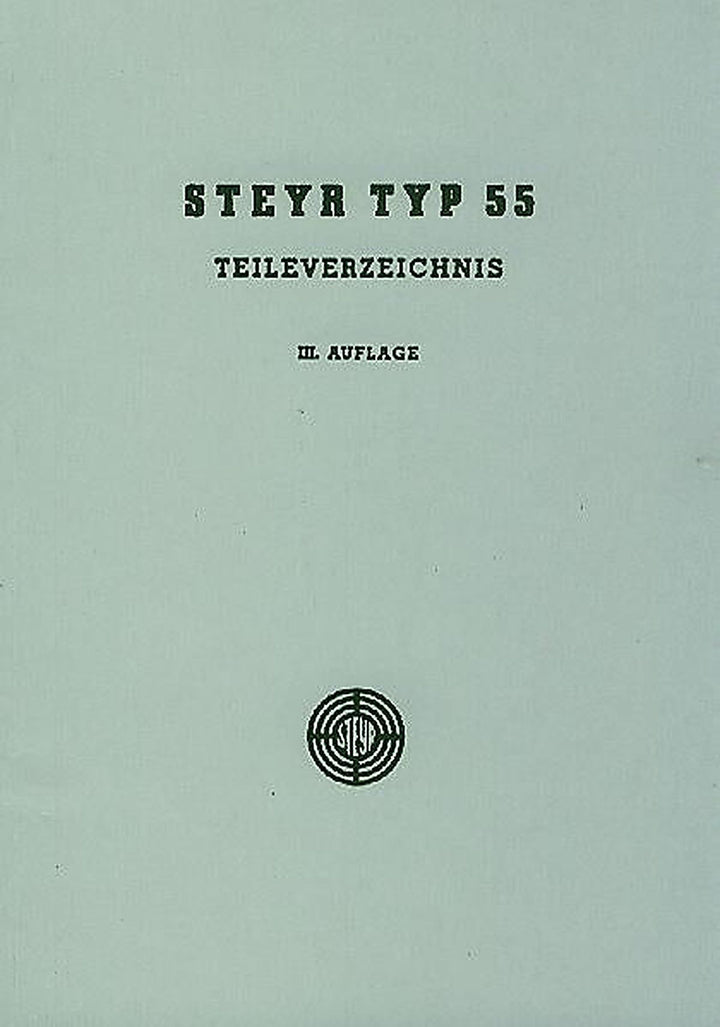 Steyr Typ 55 Ersatzteilkatalog, Buchcover