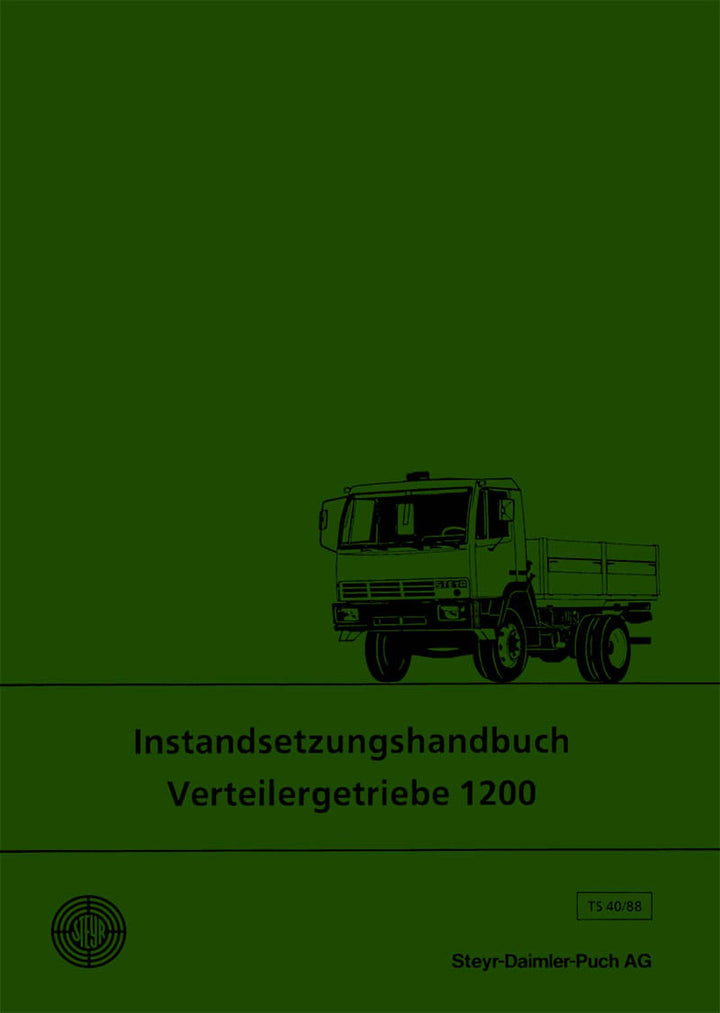 Steyr Verteilergetriebe 1200, Instandsetzungshandbuch, Buchcover