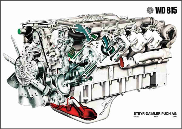 Steyr WD815 Poster, Poster-Motiv