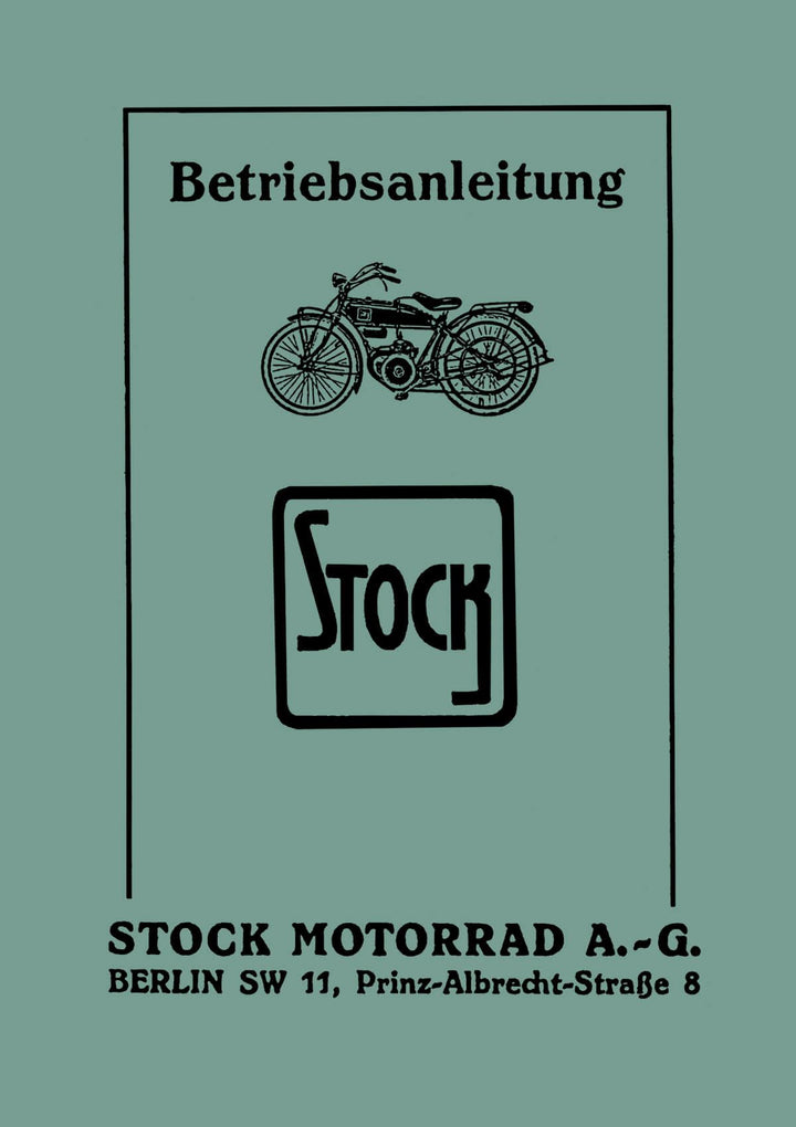 Stock 119 ccm Betriebsanleitung, Buchcover