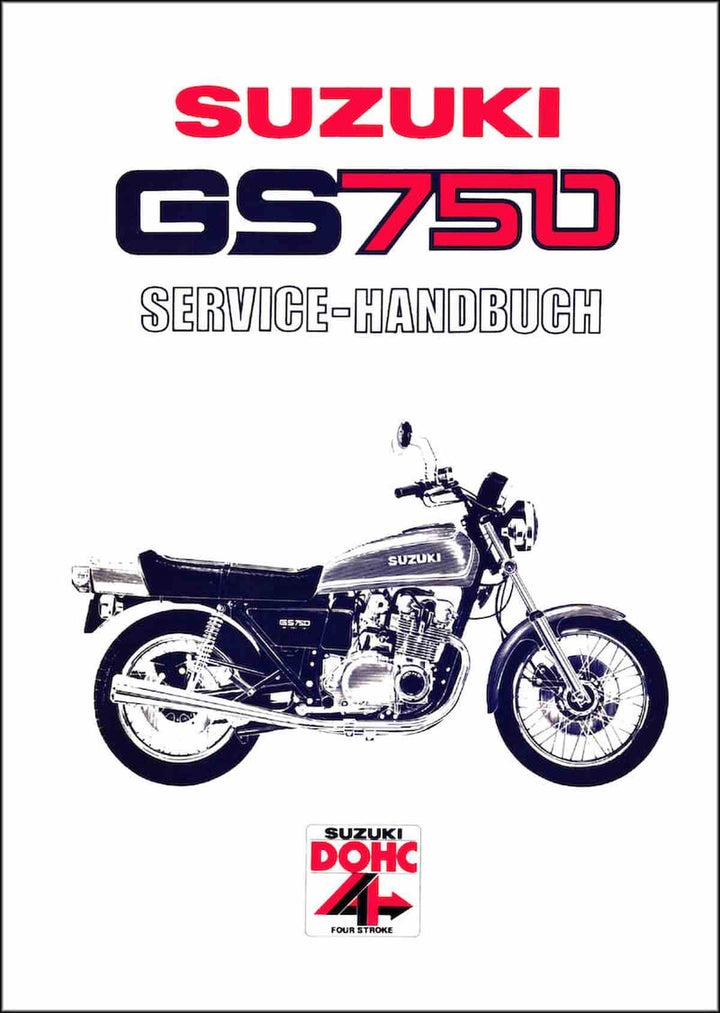 Suzuki GS750 Reparaturanleitung, Buchcover