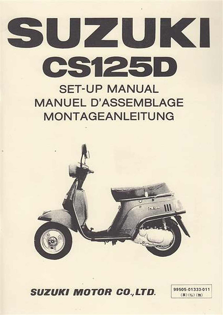 Suzuki CS125D Montageanleitung, Buchcover