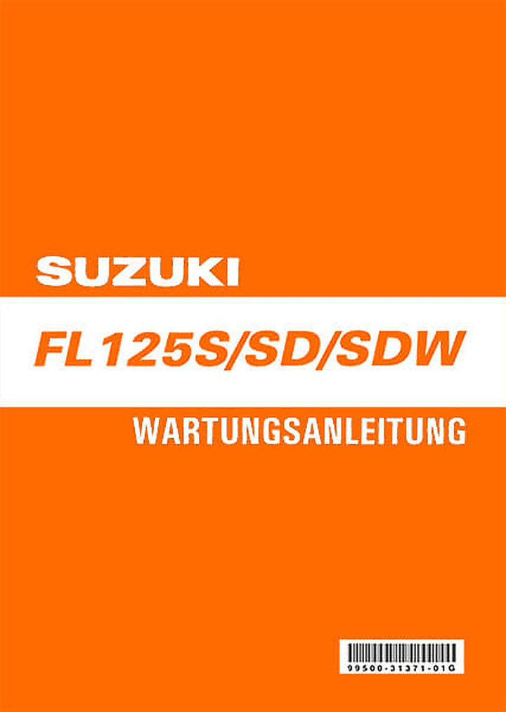 Suzuki FL125 Reparaturanleitung, Buchcover