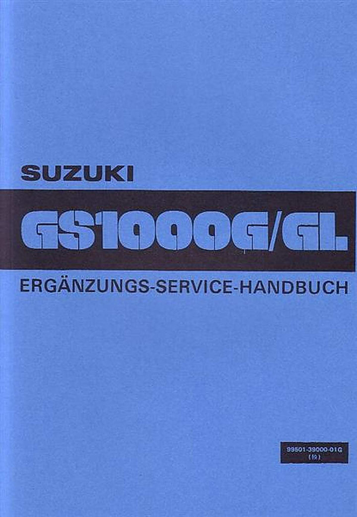 Suzuki GS1000G und GS1000GL Reparaturanleitung, Buchcover