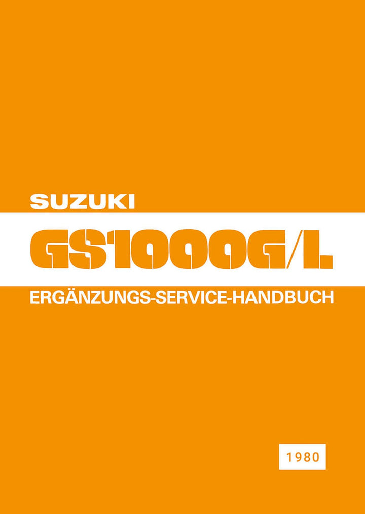 Suzuki GS1000G und GS1000L Reparaturanleitung, Buchcover