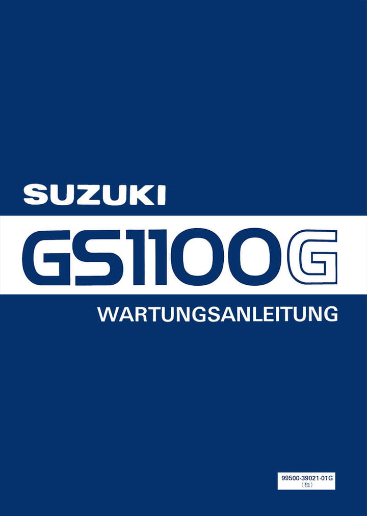 Suzuki GS1100G Reparaturanleitung, Buchcover