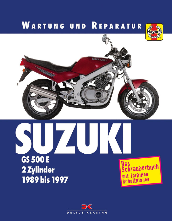 Suzuki GS500E Reparaturanleitung, Buchcover