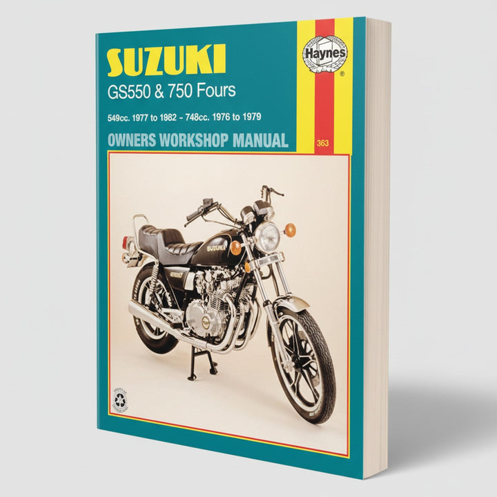 Suzuki GS550 and GS750 Fours Owners Workshop Manual, Buchcover