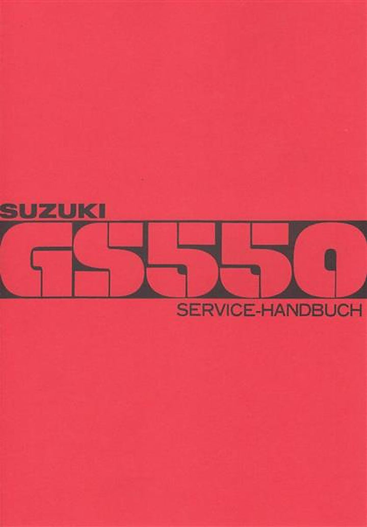 Suzuki GS550 Reparaturanleitung, Buchcover