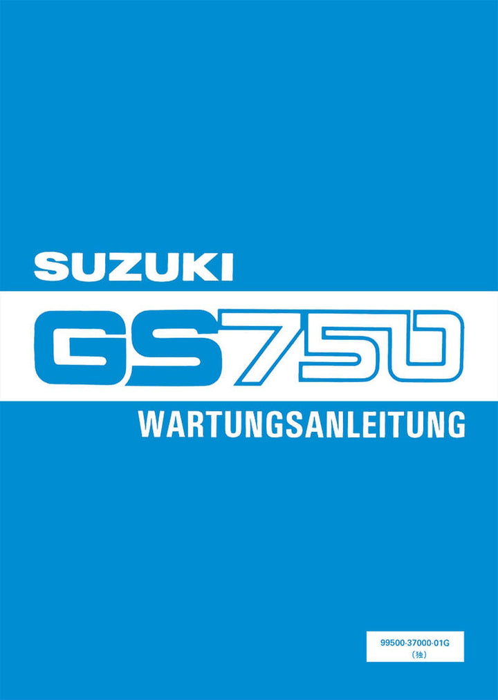 Suzuki GS750 Reparaturanleitung, Buchcover