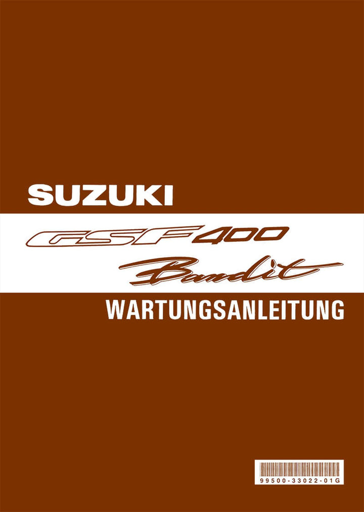 Suzuki GSF400 Bandit Reparaturanleitung, Buchcover