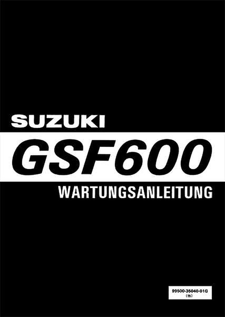Suzuki GSF600 Reparaturanleitung, Buchcover