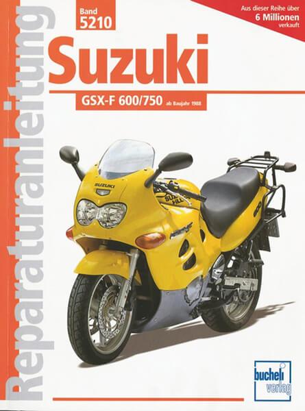 Suzuki GSX-F600 und GSX-F750 Reparaturanleitung - gedrucktes Buch zum Bestpreis! - verwuester.net