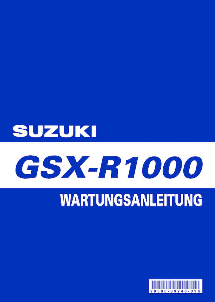 Suzuki GSX-R1000 Reparaturanleitung, Buchcover