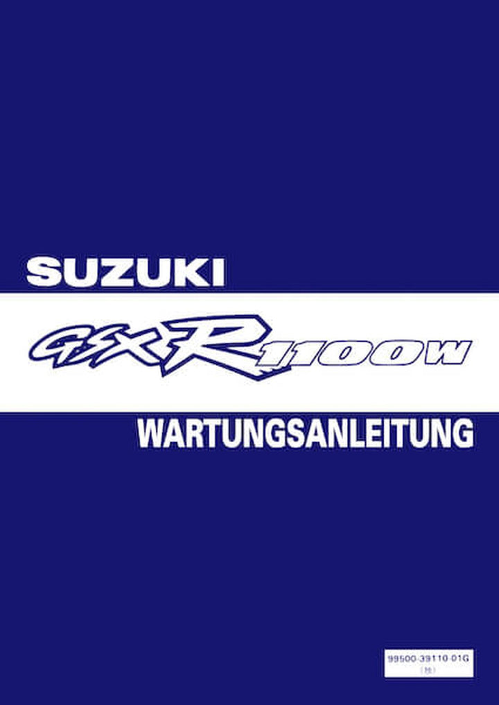 Suzuki GSX-R1100W Reparaturanleitung, Buchcover