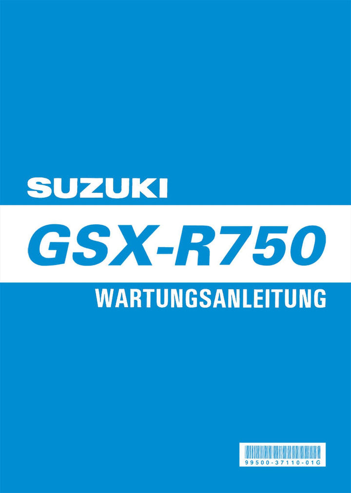 Suzuki GSX-R750 Reparaturanleitung, Buchcover